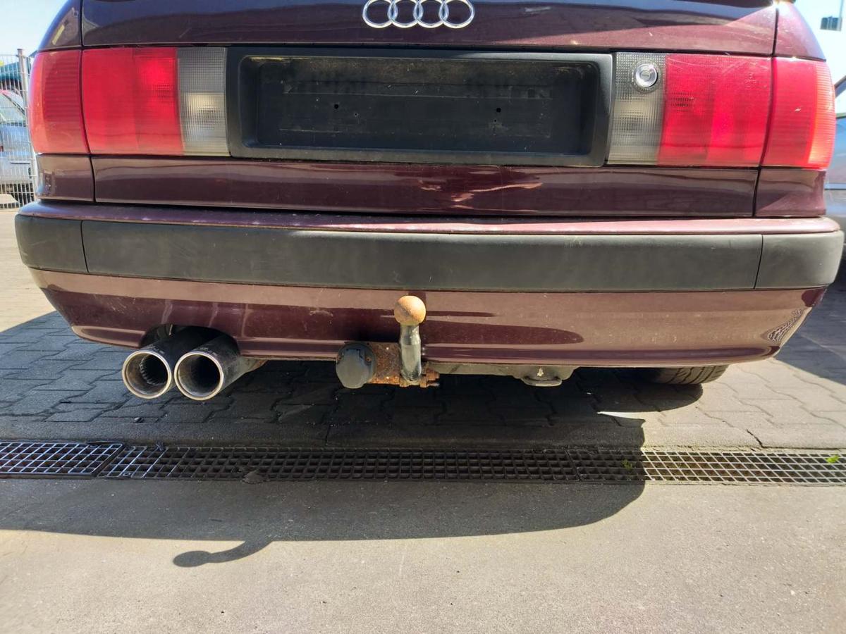 Audi 80 B4 original Stoßstange Stossfänger hinten Weinrot LZ3T Limousine Bj.1992